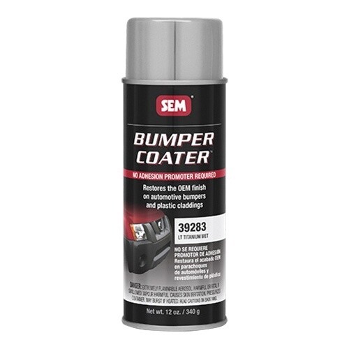 BUMPER COATER™ 39283 Bumper Coater, Light Titanium Metallic, 89.83 % VOC, 20 sq-ft Coverage Area, 16 oz, Can