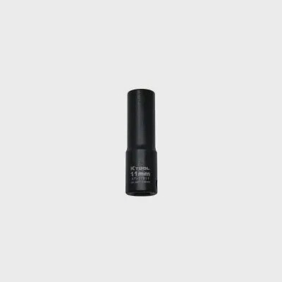 K Tool International 11MM 3/8 Drive Impact 6 Point Deep Socket