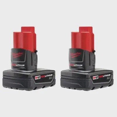 Milwaukee Tool M12 REDLITH XC 3.0-AMP HOUR BATT 2-PK
