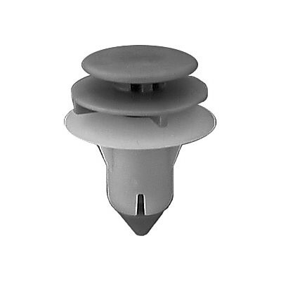 20427-CHRYSLER TRIM PANEL RETAINER GRAY &amp; WHITE NYL 25pk