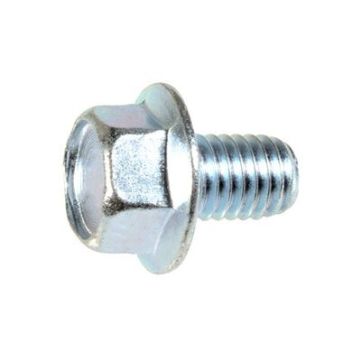 18980- JIS HEX FLANGE BOLT M8-1.25 X 12MM ZINC 25pk