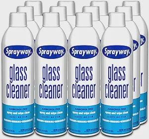 Sprayway® SW050R Glass Cleaner, 20 oz, Can, Aerosol, Floral