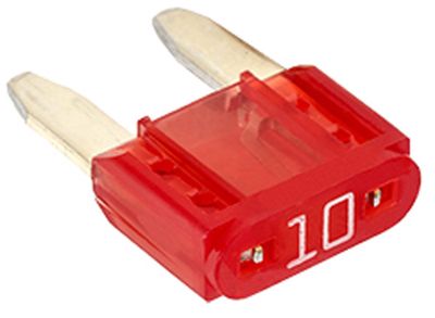 1736PK-10 Amp Red Type ATM Mini Blade Fuses 5pk