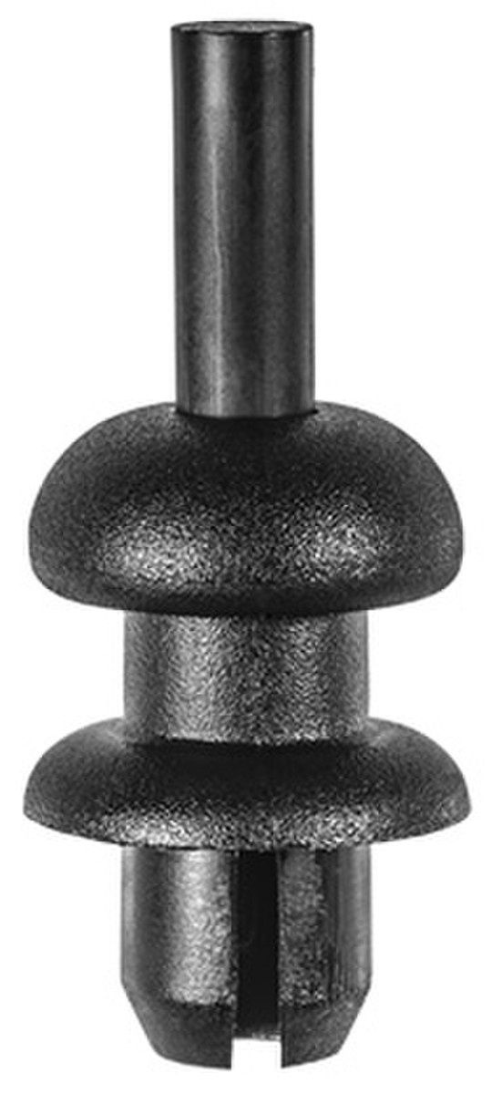 21972-Push-Type Retainer Black Nylon
