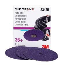 Cubitron™ Ii 786C Series 051131-33425 Fiber Disc, 7 In Dia, 7/8 In Center Hole, 36+ Grit, Ceramic Abrasive