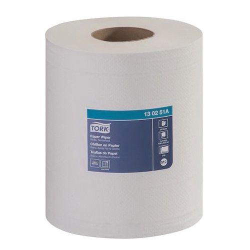 TORK® 130251A Paper Wiper, 22.9 cm W, 128 m L, 2 -Ply