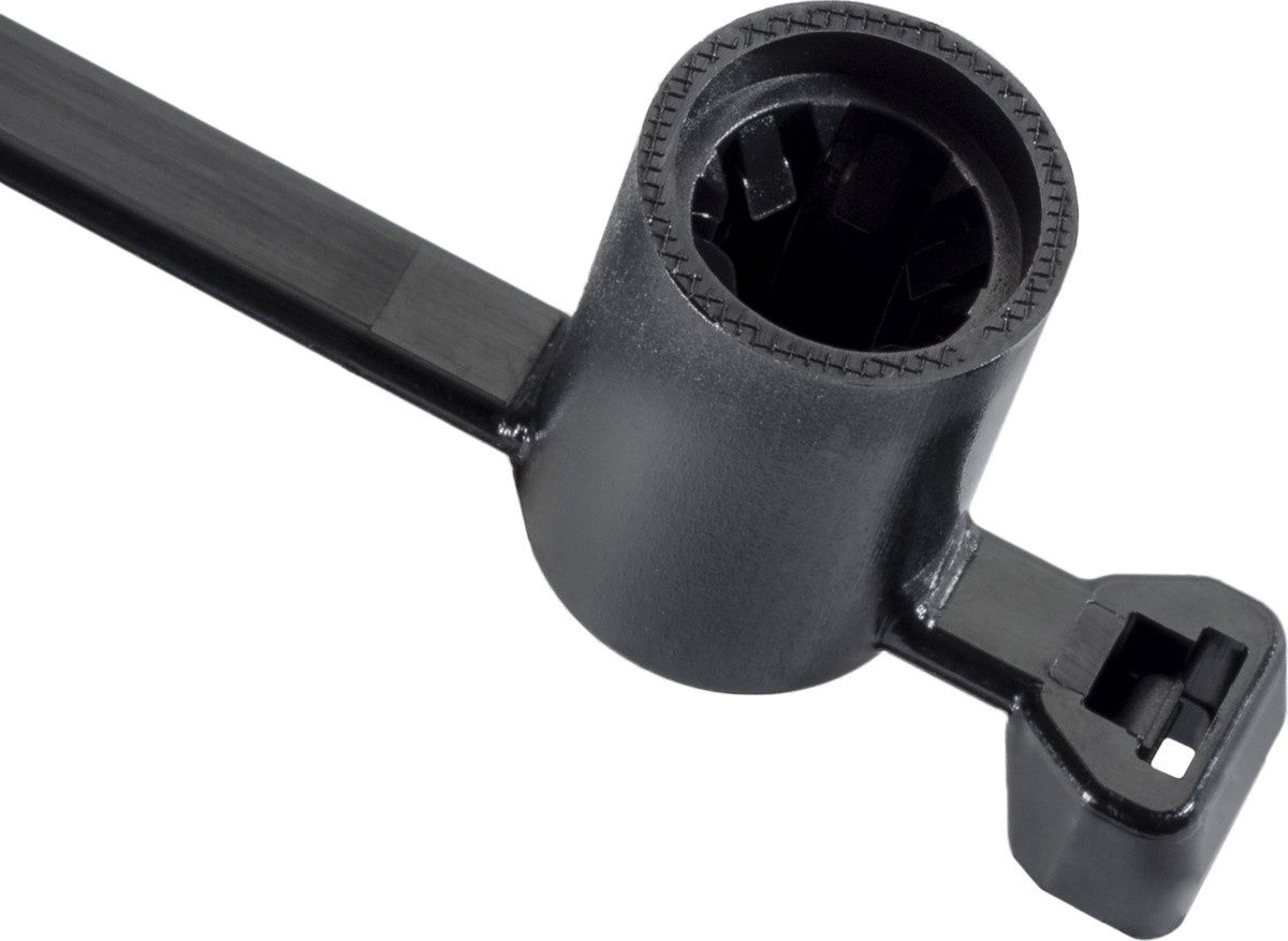 25005- 6&quot; Cable Tie with 1/4&quot; Stud Mount