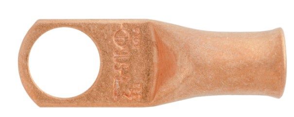 22982-Copper Battery Cable Lugs. 6 Gauge. 5/16&quot; Stud Size 5pk