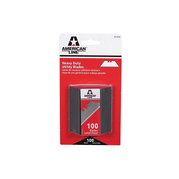 Heavy-Duty Blade, 0.024 In Thick, 2-Facet Blade Edge, Carbon Steel