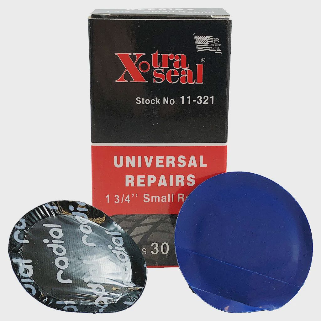 X-TRA SEAL Tire Repair Patches, 1 5/8 In., PK30