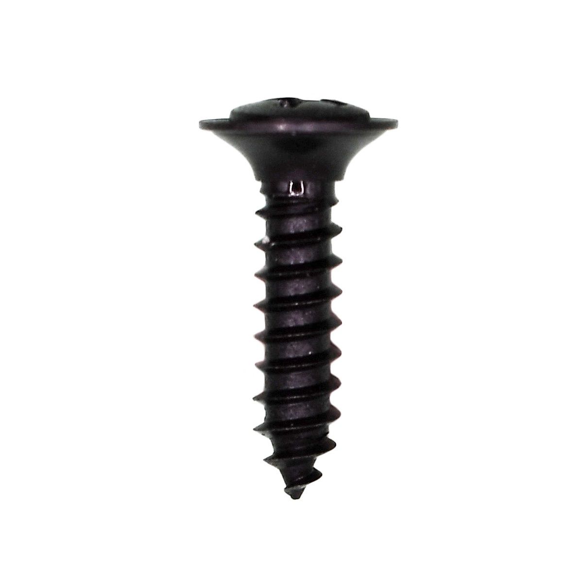 10653-#8-18 x 11/16&quot; Phillips Oval #6 Head Ab with Sems Tapping Screw - Black