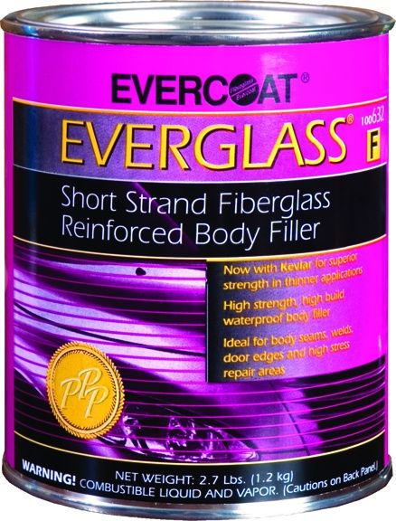 Fibre-Glass Evercoat Everglass, Quart