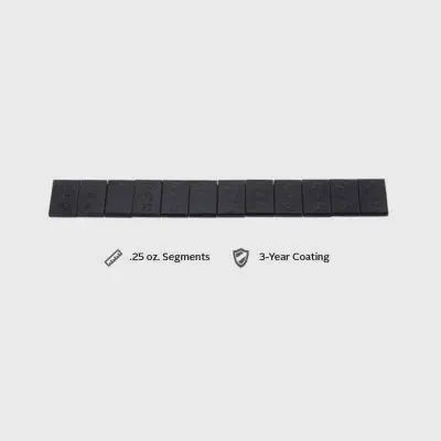 Wegmann Automotive QuickStik Steel Wheel Weights -Black (1/2oz)