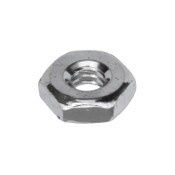 727- 6-32 HEX MACHINE SCREW NUT ZINC-100pk