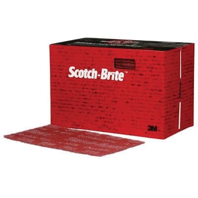 3M DURABLE FLEX HAND PADS MAROON 4-1/2 X 9