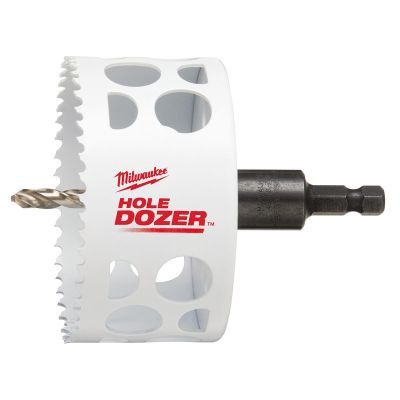 Milwaukee Tool 3-1/2&quot; Hole Dozer Bi-Metal Hole Saw with Arbor