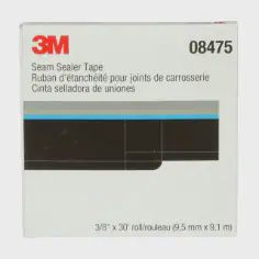 3M.8475 Seam Sealer Tape, 3.4 Mil Thick, 3/8 in W, 30 Ft L, Gray