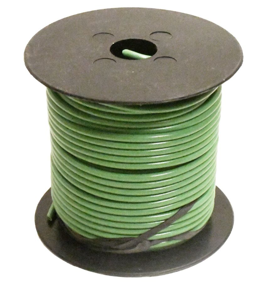 12439-Primary Wire 14 Gauge Green 100 Feet