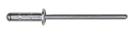 22089-GM Specialty Rivet, Aluminum And Stainless Steel, 5/32&quot; Diameter , 9/32&quot; Flange, 11/64-11/32&quot; Grip 25pk.