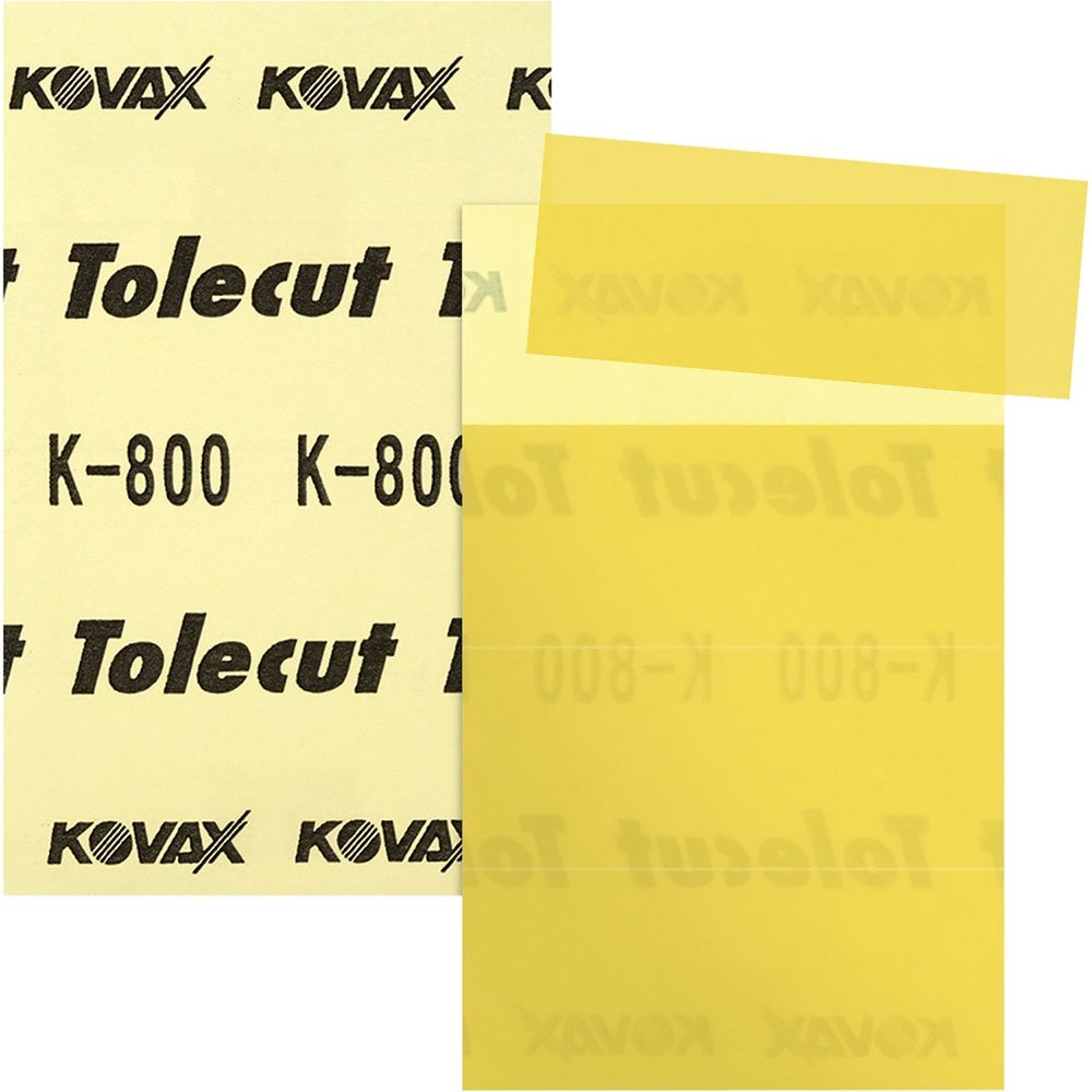 Eagle Abrasives Tolecut Stickon 4 Cut Block Sheets -Yellow, K-8005, 25PK