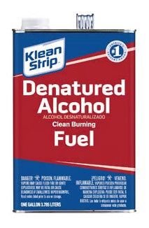 KLEAN STRIP (KLE)  Denatured Alcohol Clean Burning Fuel, Gallon