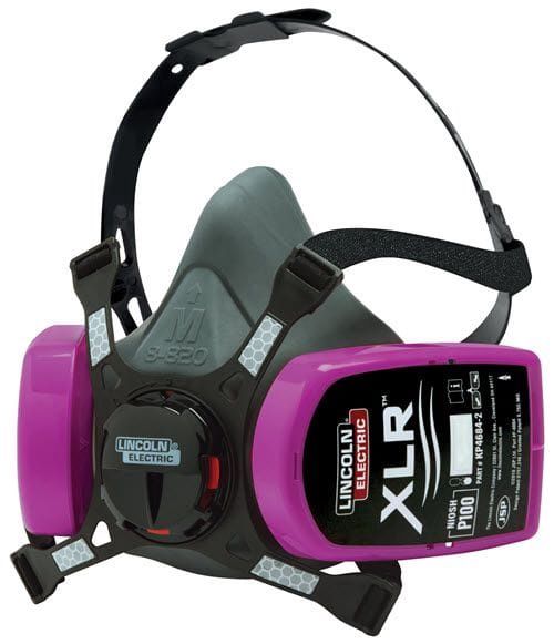 Welding Respirator, Half Mask, L, P100, Size, L 2 Cartridges Included