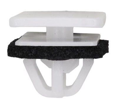 22019-Hyundai Moulding Clip with Sealer, White Nylon- 25pk