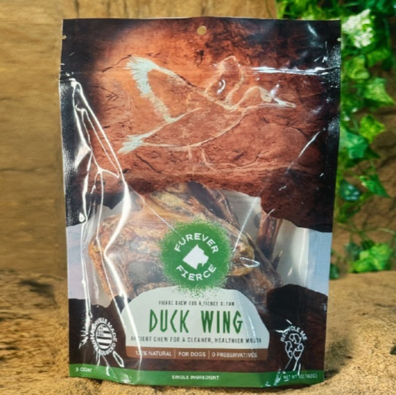 Furever Fierce Duck Wing 3ct Bag