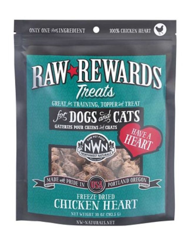 NWN DC FZD Chicken Heart Treat 10oz