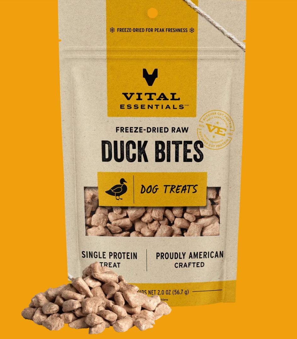 Vital Essentials D FZD Treat Duck Bites 2oz.