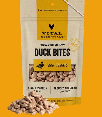 Vital Essentials D FZD Treat Duck Bites 2oz.