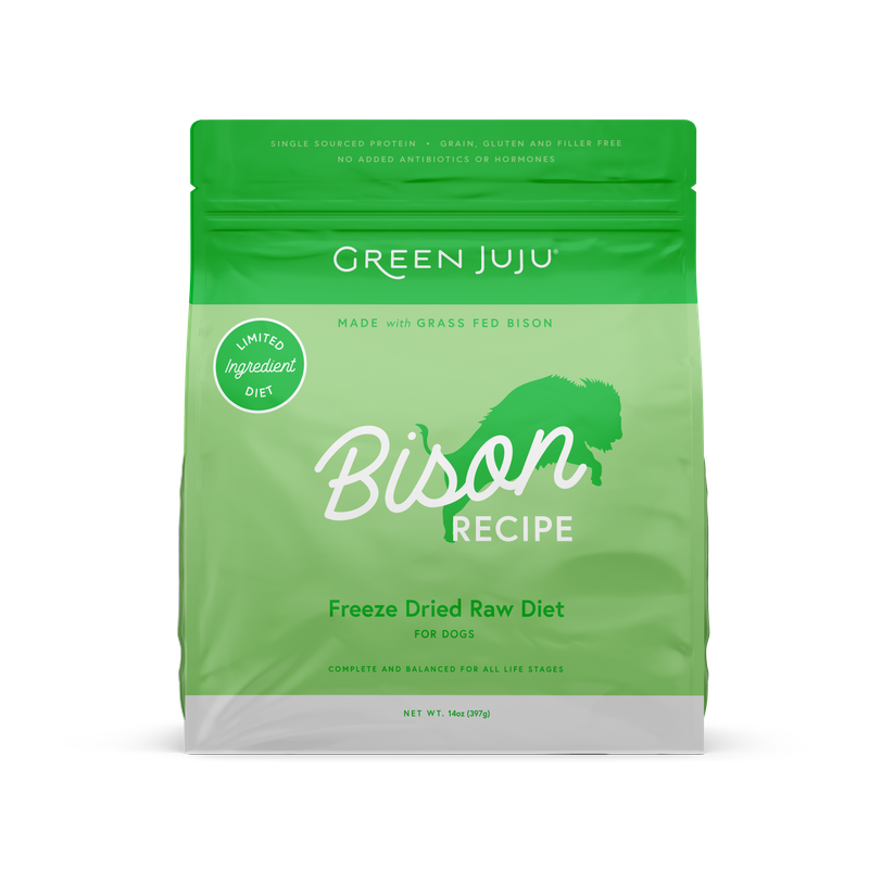 Green Juju FZD Raw Bison Recipe 14oz
