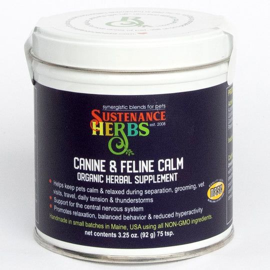 Sustenance Herbs Canine Feline Calm 3.25oz powder