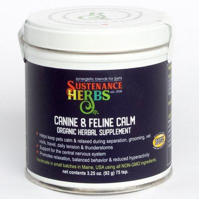 Sustenance Herbs Canine Feline Calm 3.25oz powder