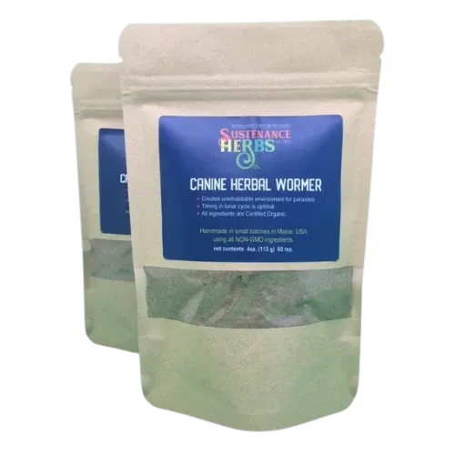 Sustenance Herbs Canine Herbal Wormer 4oz powder