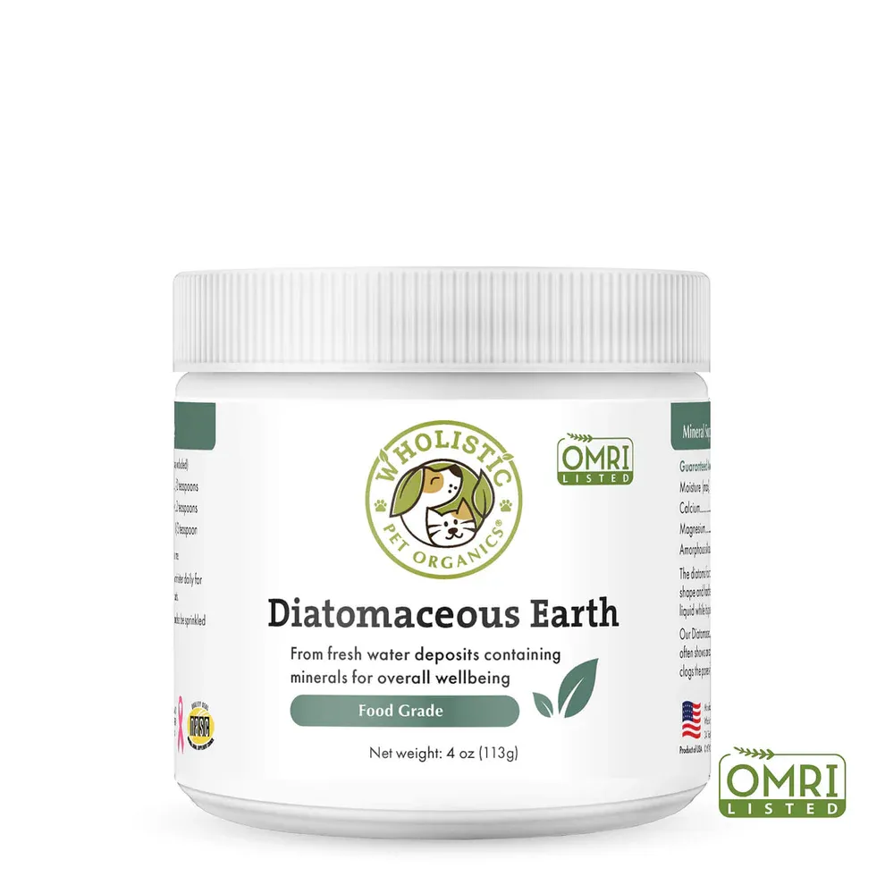 Wholistic Pet Diatomaceous Earth 4.5oz