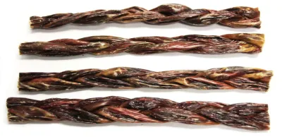 Tuesdays Natural Dog 12" Braided Gullet Stick