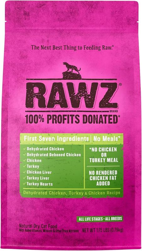 Rawz Cat Chicken &amp; Turkey 1.75#