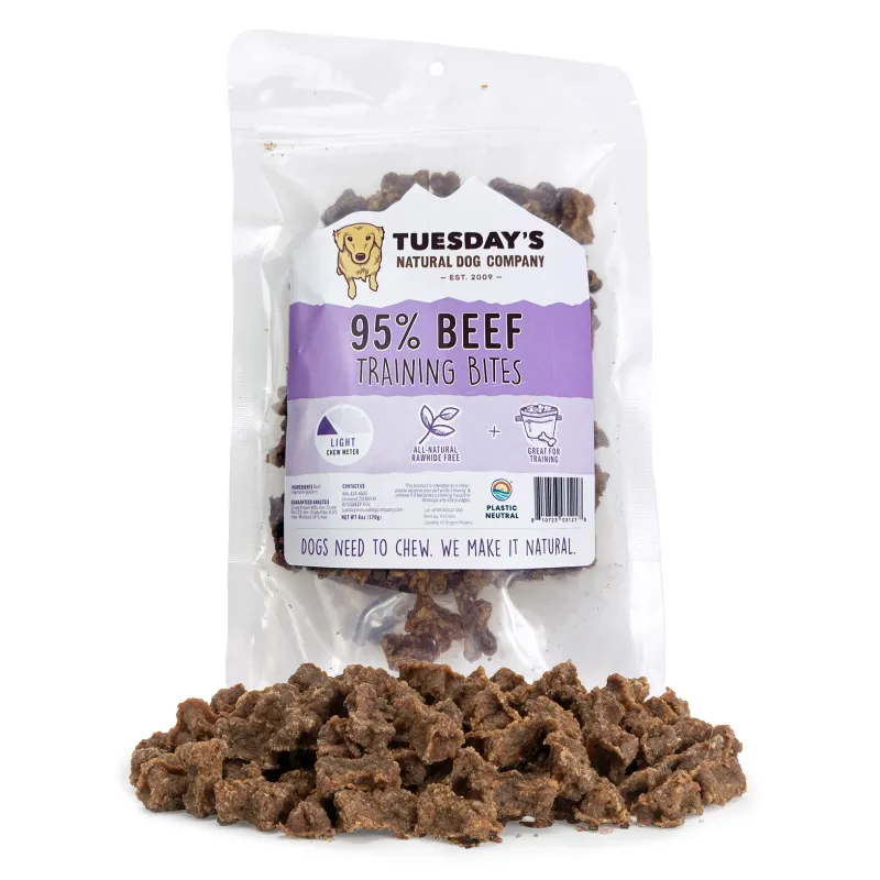 Tuesdays Natural Dog Beef Bites 170g