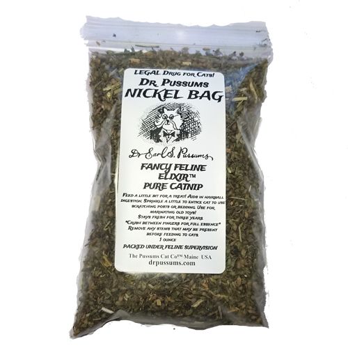 Dr Pussums 1oz Nickel Bag  Loose Catnip