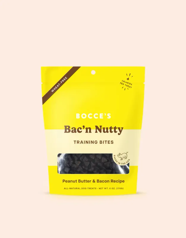 Bocces Training Bacon Nutty 6oz