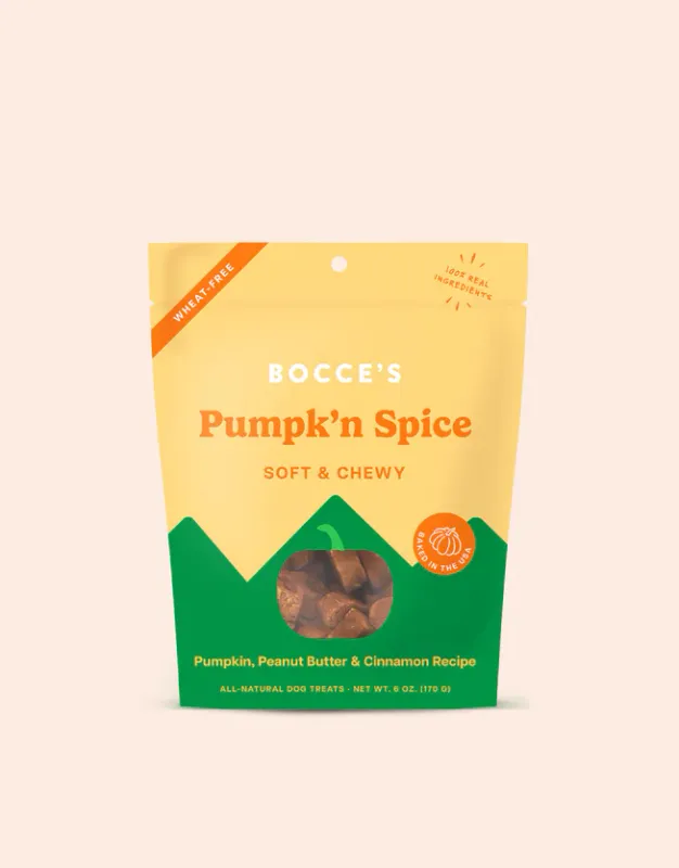 Bocces Soft Chew Pumpkin Spice 6oz