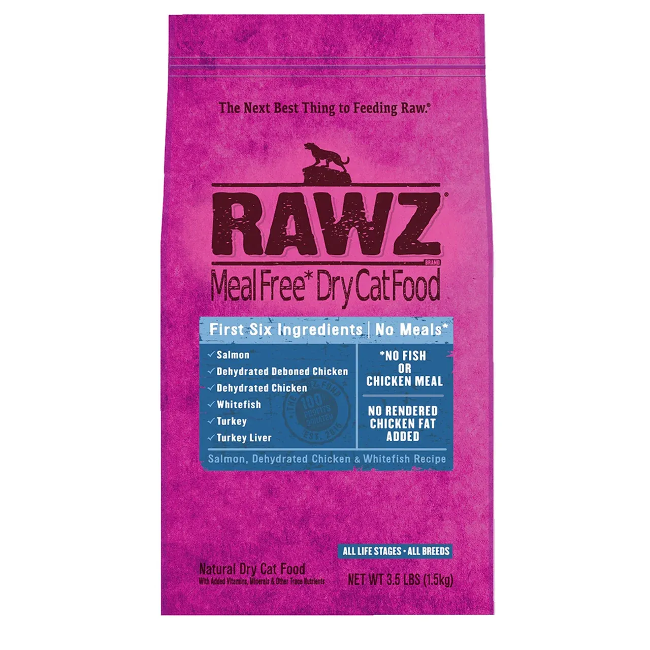 Rawz Cat Salmon Whitefish  3.5#