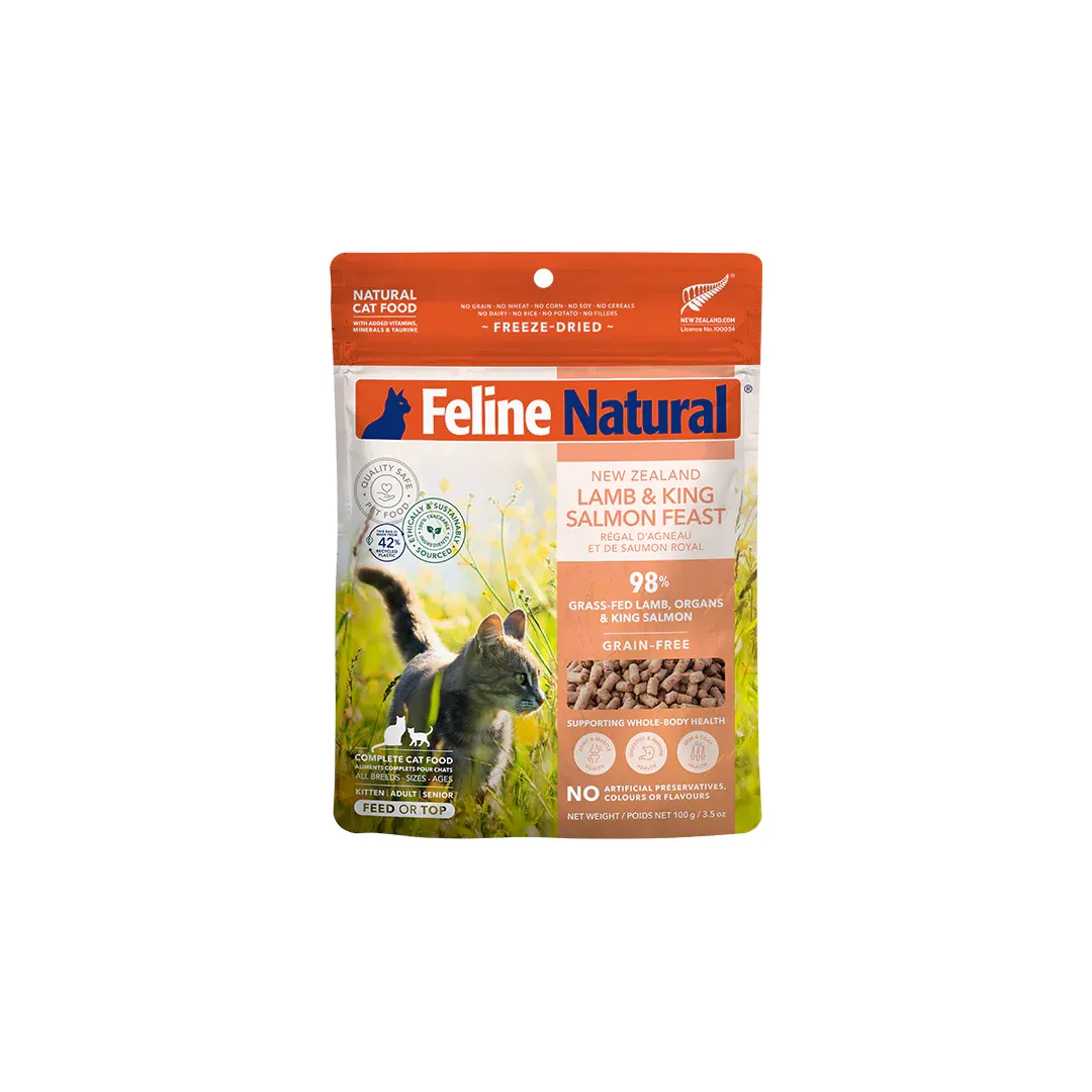 Feline Natural FZD Topper Lamb Salmon 3.5oz