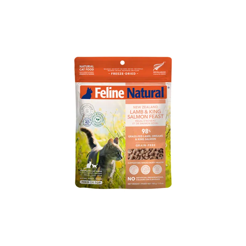 Feline Natural FZD Topper Lamb Salmon 3.5oz
