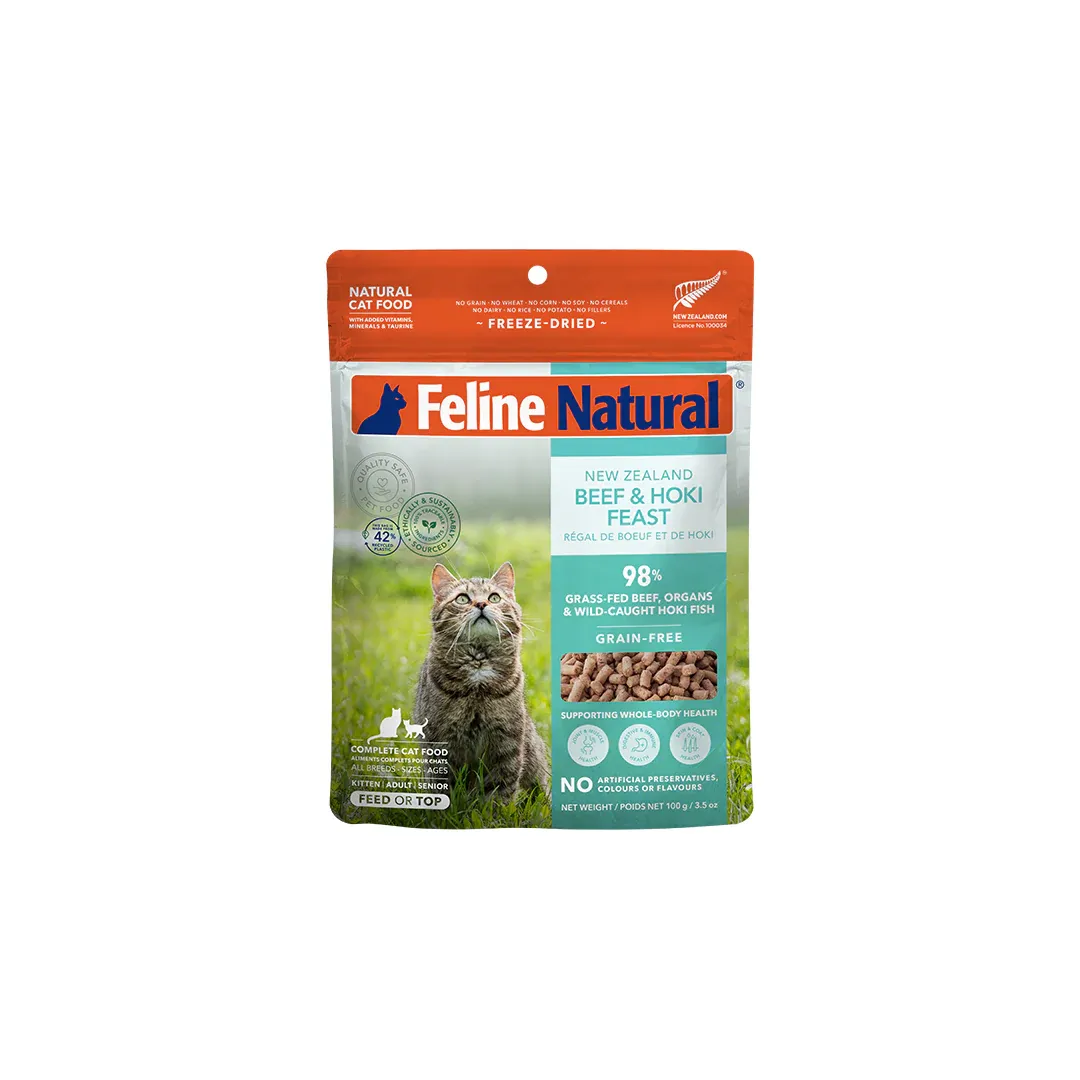 Feline Natural FZD Topper Beef Hoki 3.5oz