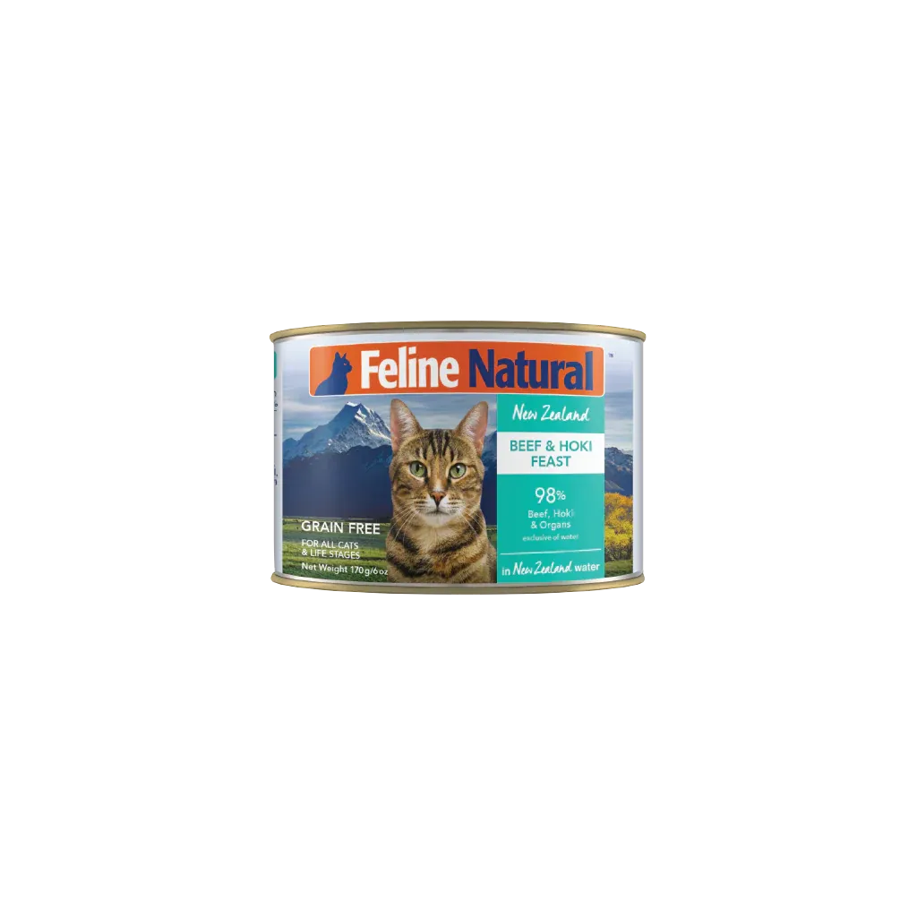 Feline Natural Beef Hoki 6oz