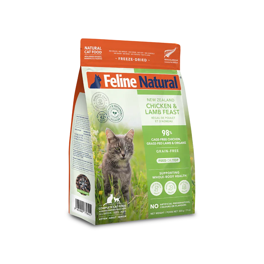 Feline Natural FZD Chicken Lamb 11oz