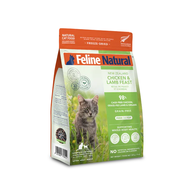 Feline Natural FZD Chicken Lamb 11oz