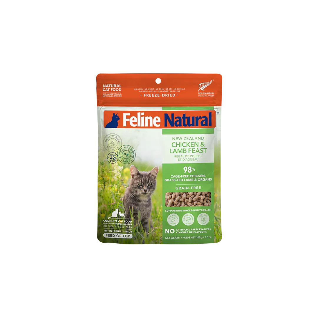 Feline Natural FZD Topper Chicken Lamb 3.5oz